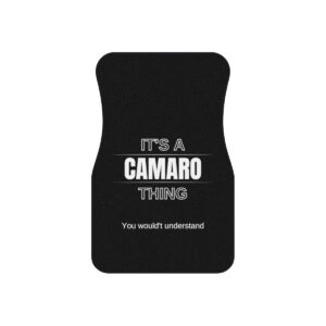 Camaro Thing You Wouldn't Understand Set of 4 Essential Car Mats