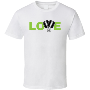 Pickleball Love 2 Funny Gift For Pickleball Fan Player T Shirt